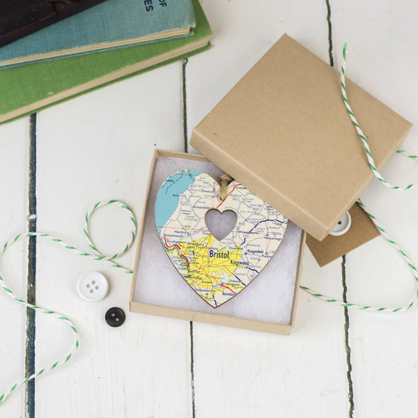Personalised Map Heart
