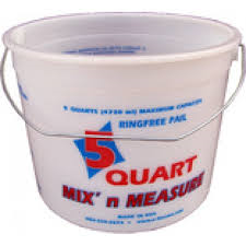 encore 5 qt plastic pail