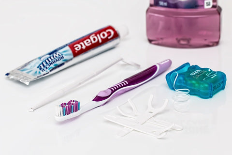brushing teeth