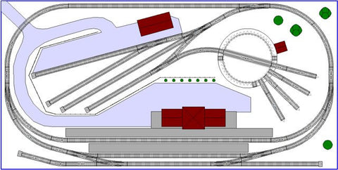 N scale track layout