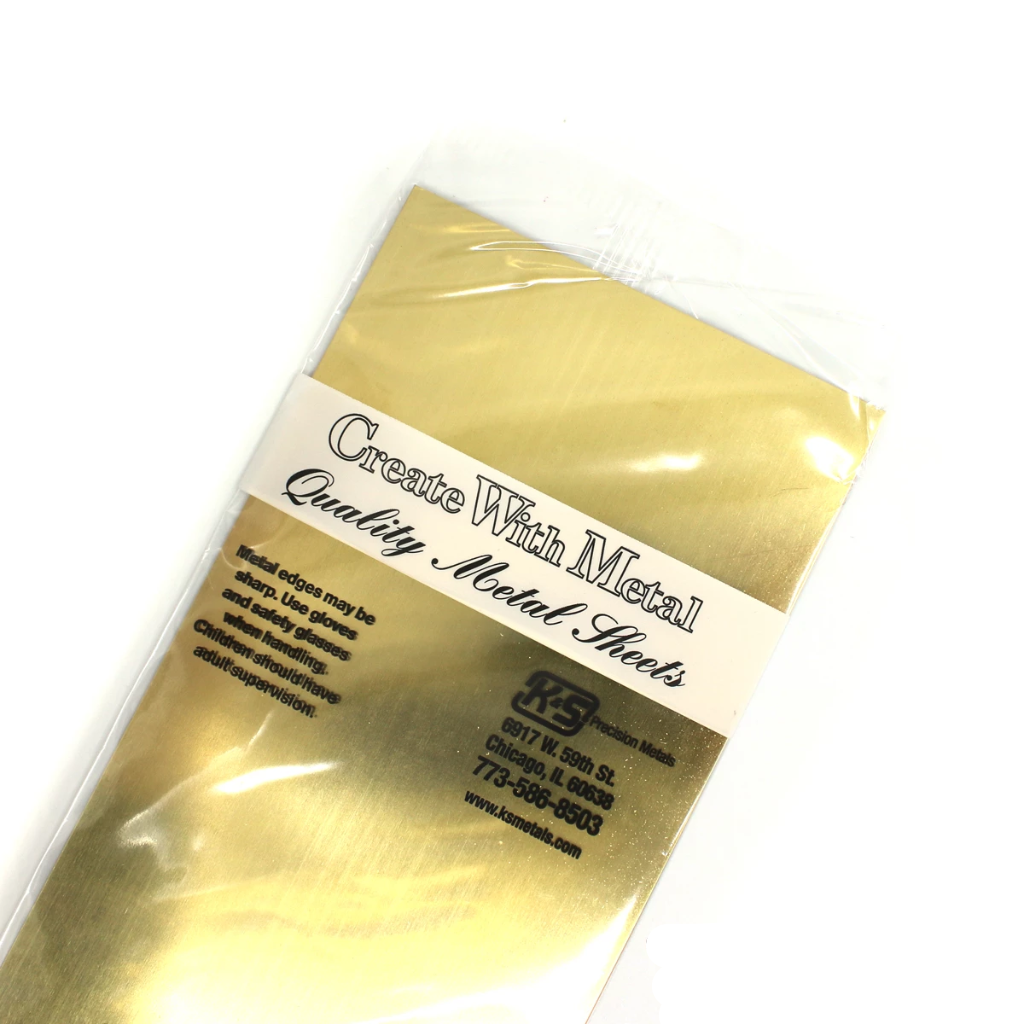 K&S Brass: Brass Sheet Metal - Varying Thicknesses | TrainLife.com
