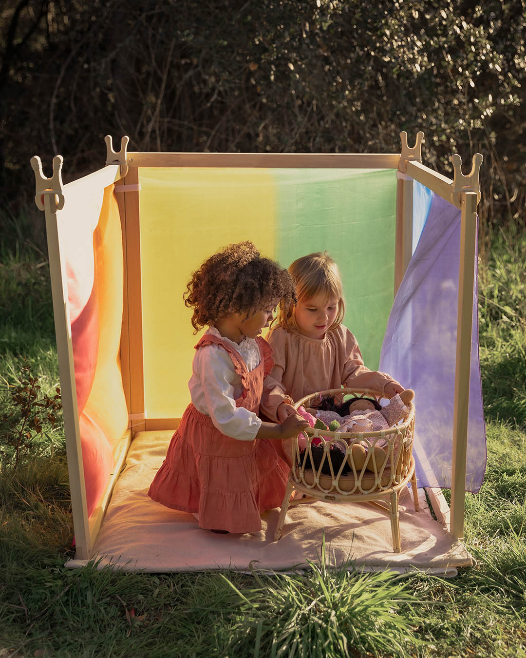 rainbow climbing frames