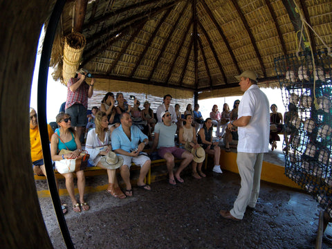 Enrique at the Pearl Farm Tour