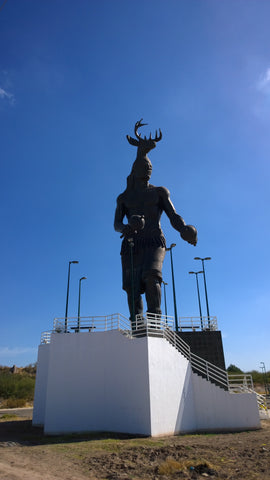 Yaqui Statue in Cajeme, Sonora