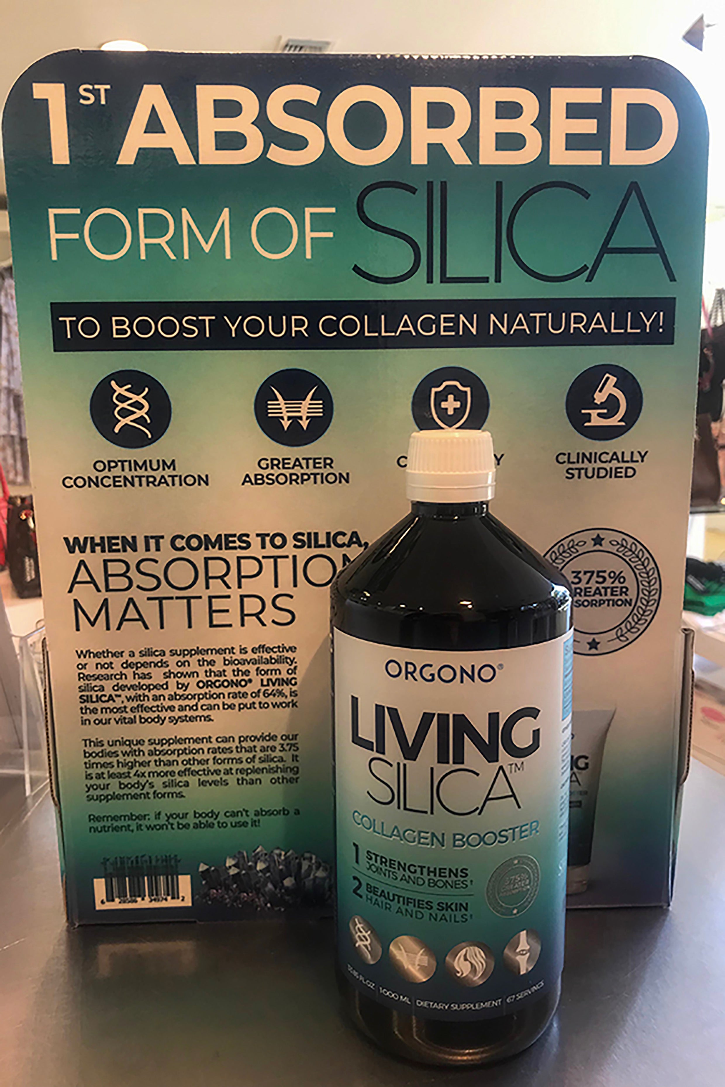 ORGONO LIVING SILICA - 1000 ML - Collagen Booster (HAIR, SKIN & NAILS)