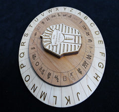 egyptian cipher wheel escape room prop