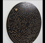 black escape room key maze