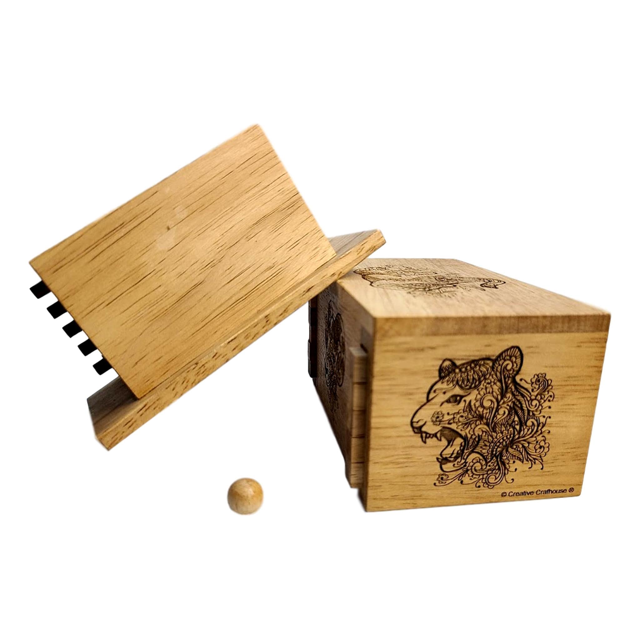 Animal Premium Secret Lock Box - Wooden Puzzle Box for Teens – Creative  Escape Rooms