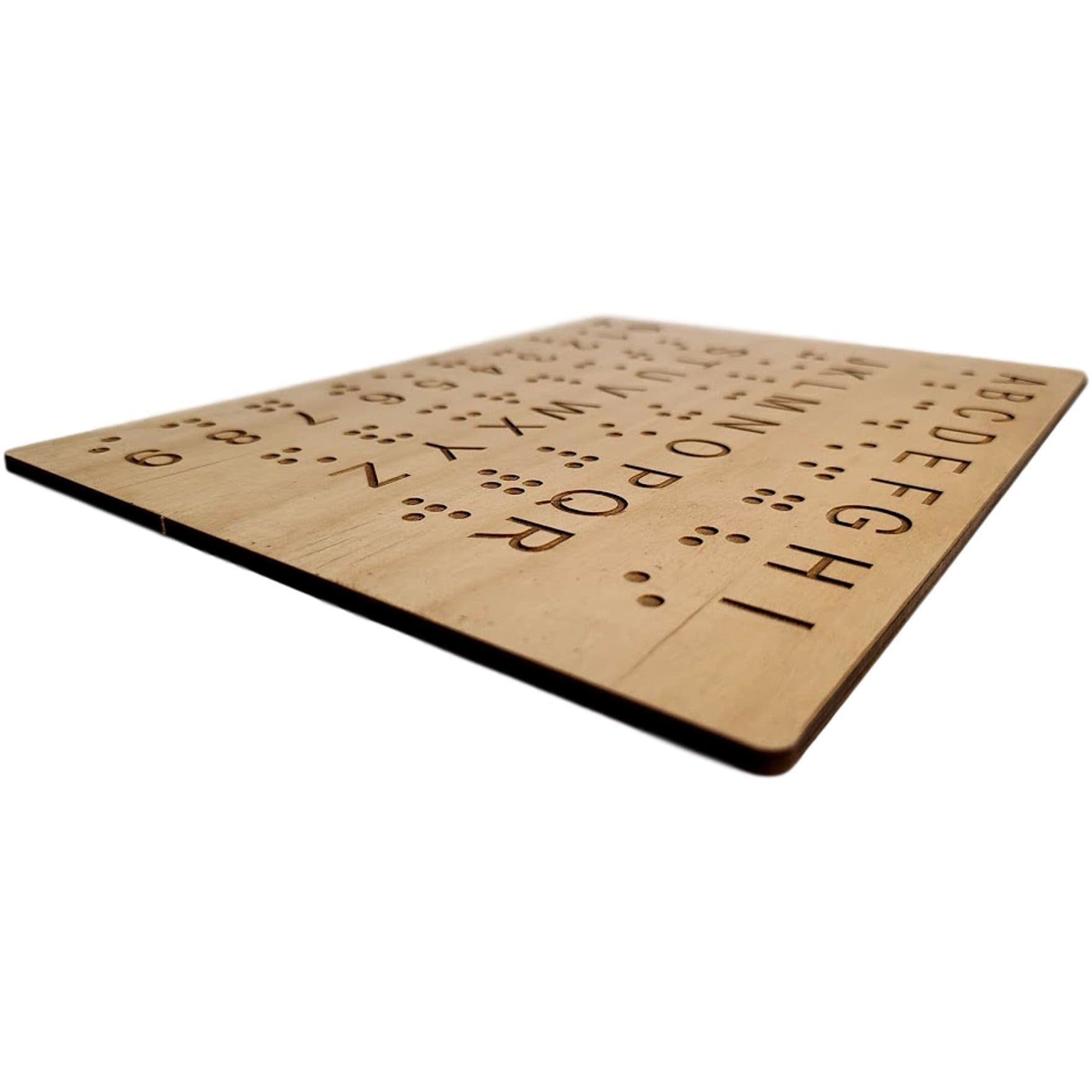 Tablet in legno Braille per l'apprendimento della punteggiatura e della  valuta - Creative Escape Rooms