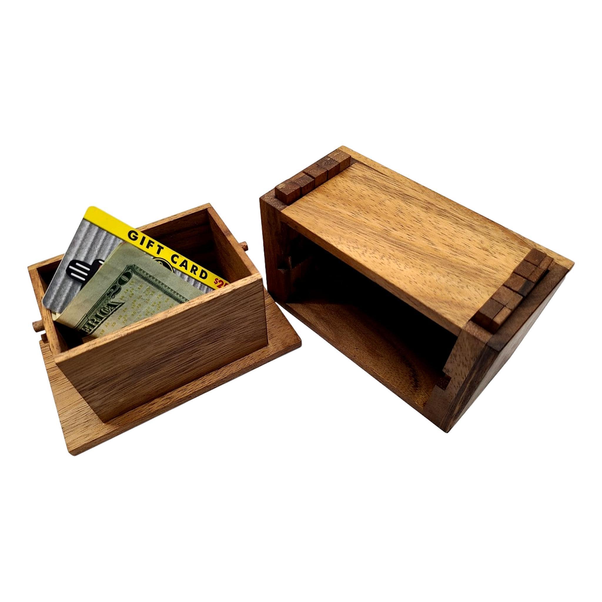 Secret Lock Box - Escape Room Wood Puzzle Box