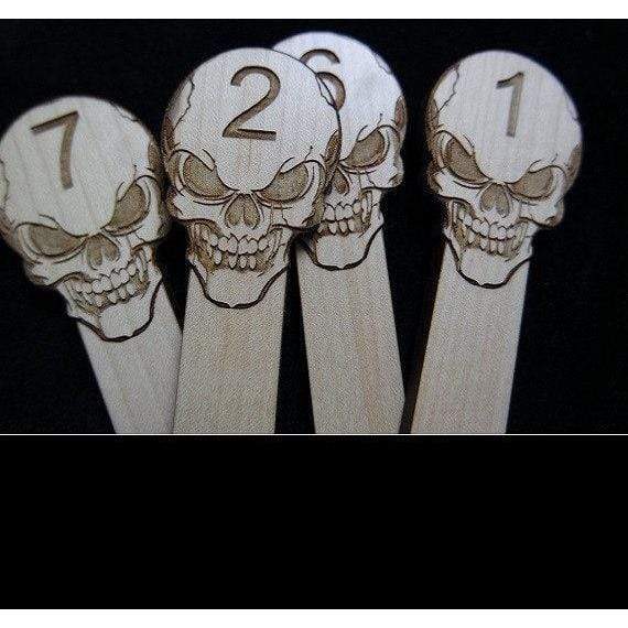 Skeletons. Large set of skulls, bones and pirate symbols. 15 skull