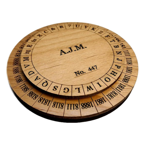 Union Army Cipher Wheel - Escape Room Puzzle