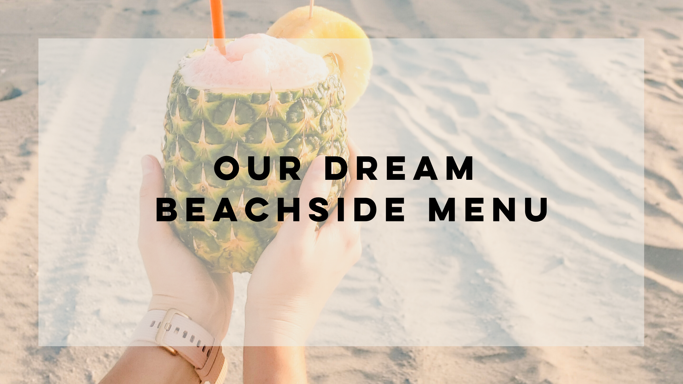 Pineapple Hibiscus | Noted Candles | Beach Menu