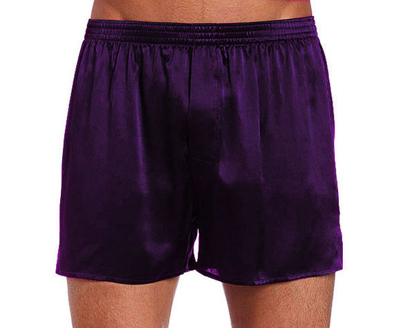 Men's 100% Silk Boxer Shorts - Pajama Shoppe