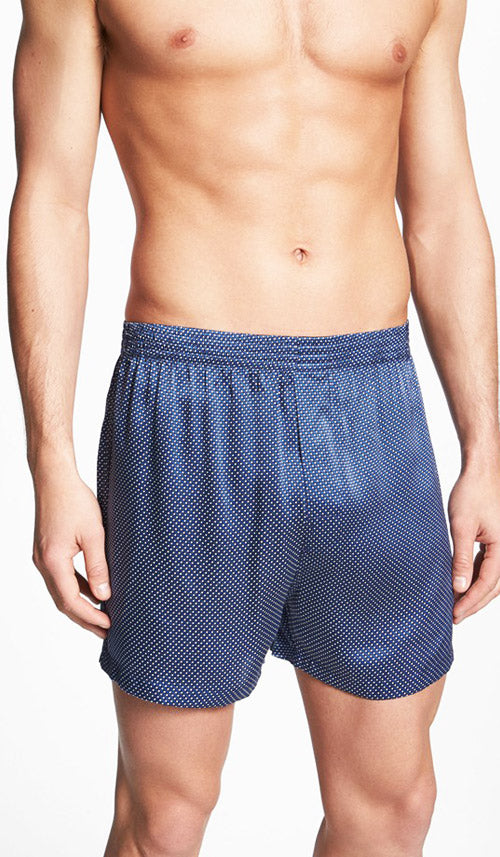 Men's 100% Silk Boxer Shorts - Pajama Shoppe