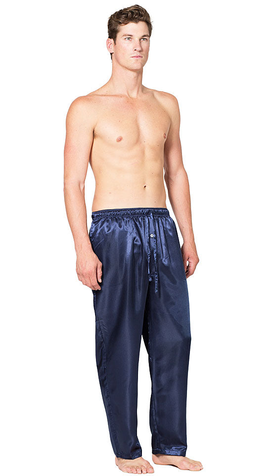 Men's Silk and Satin Charmeuse Lounge Pants - Pajama Shoppe
