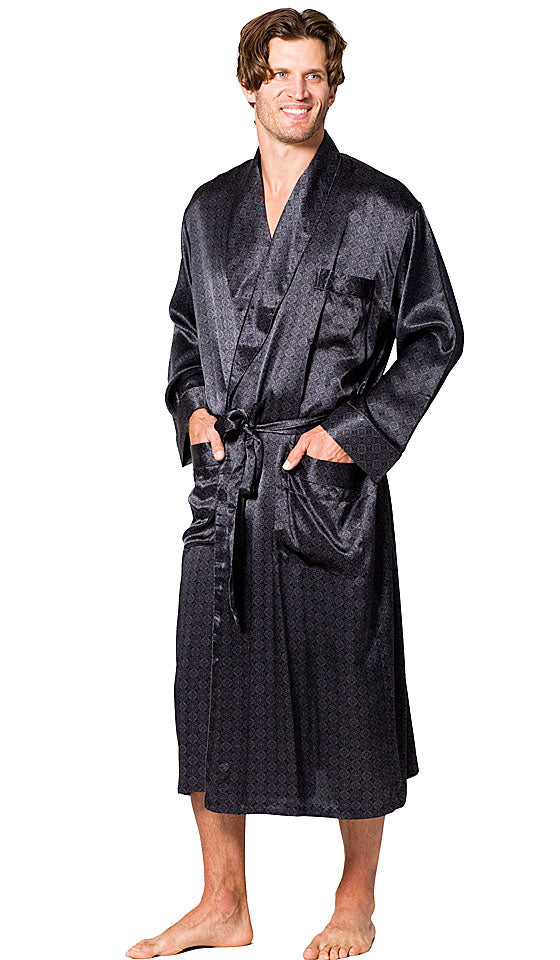 Men's Silk, Charmeuse, and Cotton Robes & Kimonos - Pajama Shoppe