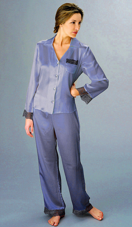 Women's Silk Charmeuse Pajamas - Pajama Shoppe