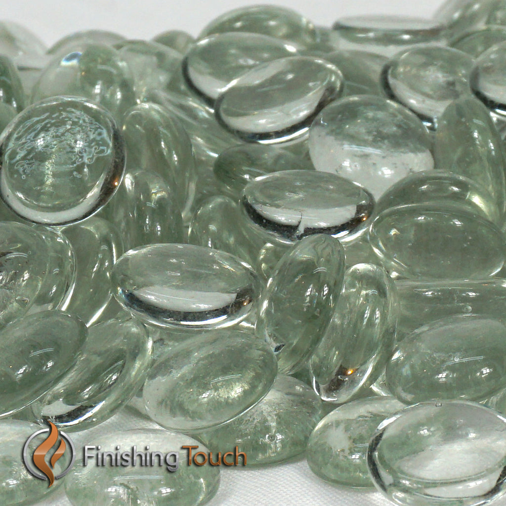 clear flat beads