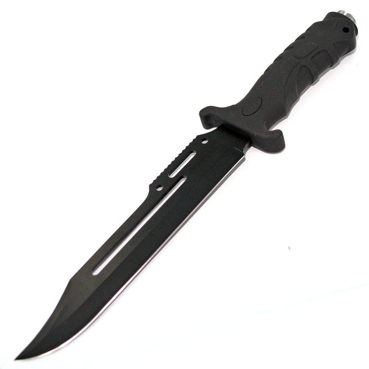 Dark Assassin Combat Knife - Black Pirate Machete - Tactical