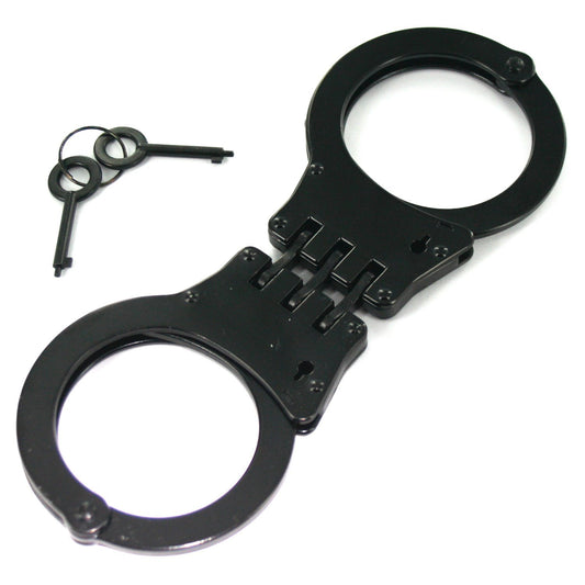Yoghourds Double Lock Leg Cuffs Ankle Handcuffs，Adjustable Heavy Duty Leg  Irons Tactical Steel Metal Law Enforcement Foot Cuffs in Professional Grade  : : Home Improvement