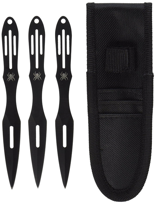 6PC 6.5 Black Widow Assorted Technicolor Ninja Throwing Knife Set +Sh –  KCCEDGE