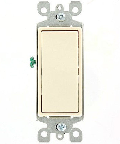 15 Amp 120/277 Volt, Decora Rocker 3-Way AC Quiet Switch, Residential