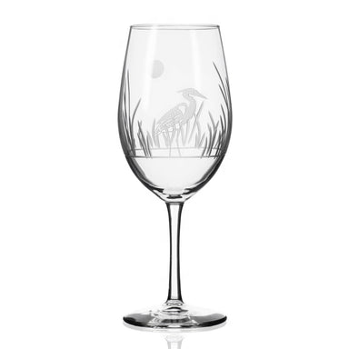 Rolf Glass Aspen Leaf All Purpose Wine 18oz - Set of 4 Glasses