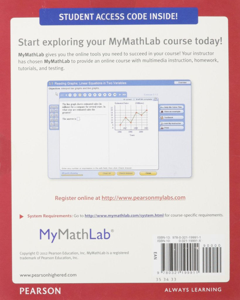 mymathlab access code purchase