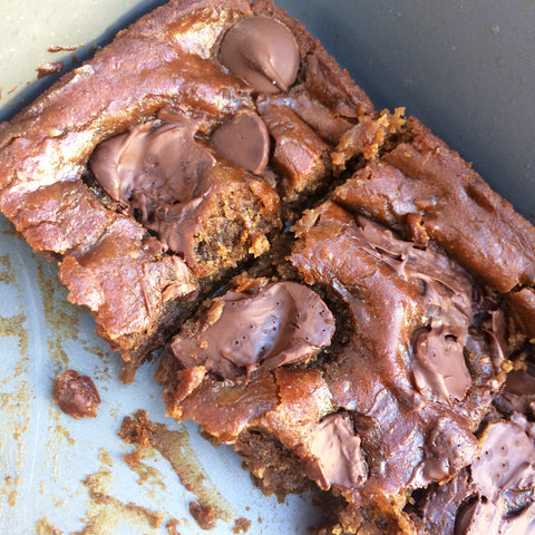 gooey vegan brownies