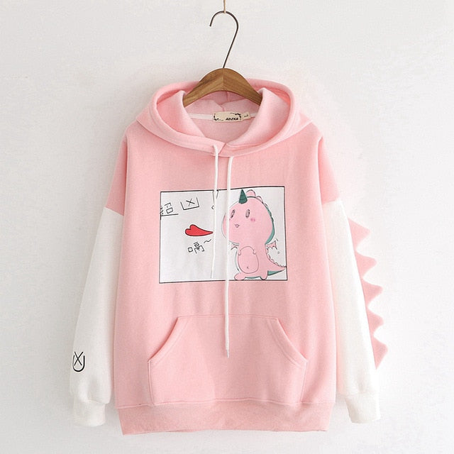 womens dinosaur hoodie