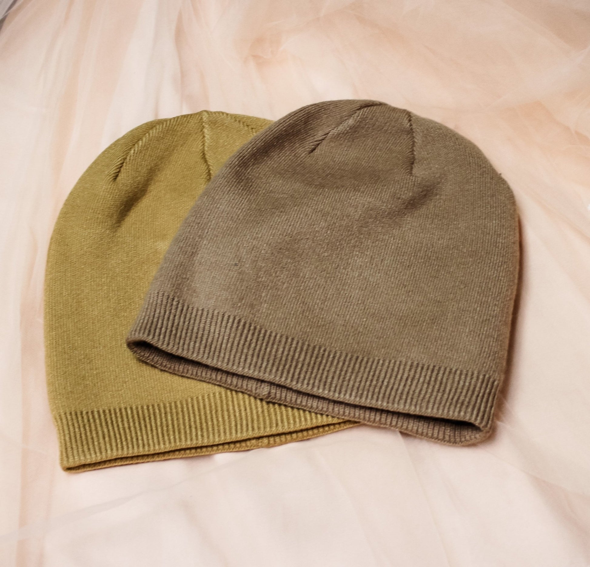 Fine Knit Unisex Toque/Beanie- Taupe - Pinned Up Bra Lounge