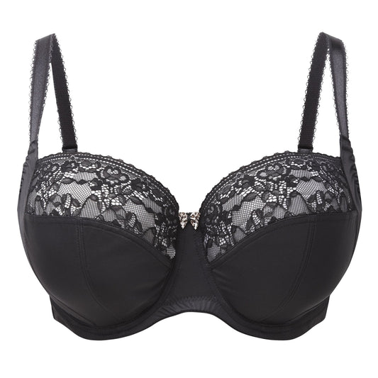 Sculptresse by Panache Dream Full Cup Underwire Bra (10805),42J,Black