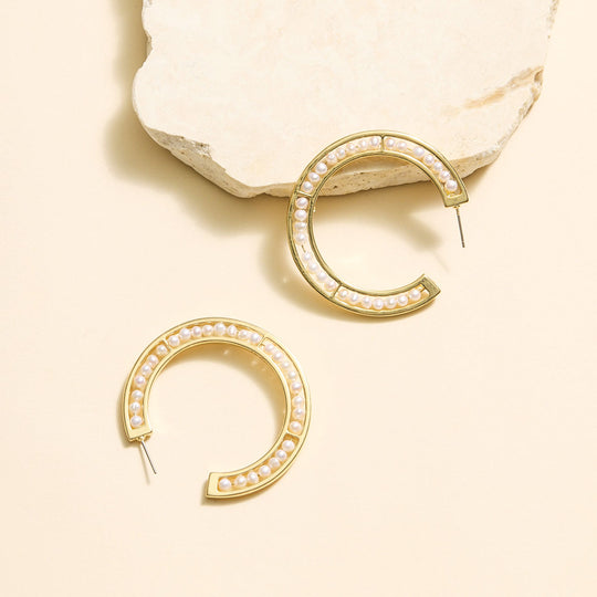 BETSEYS BAMBOO HOOPS GOLD  Women's Hoop Earrings – Betsey Johnson