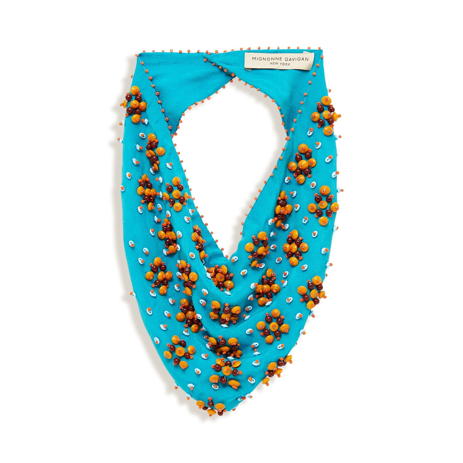 Adele Scarf Necklace Turquoise