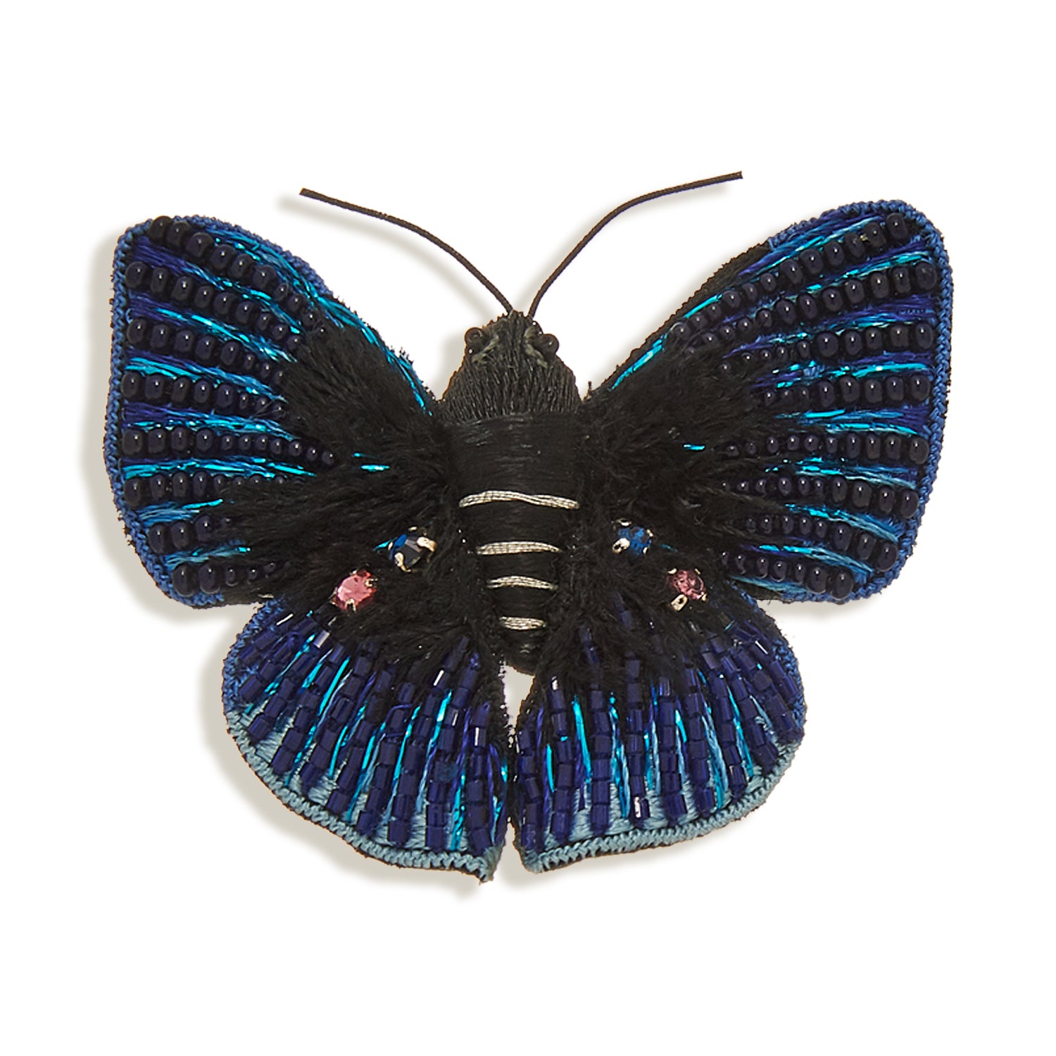 Mystic Butterfly Brooch Dark Blue