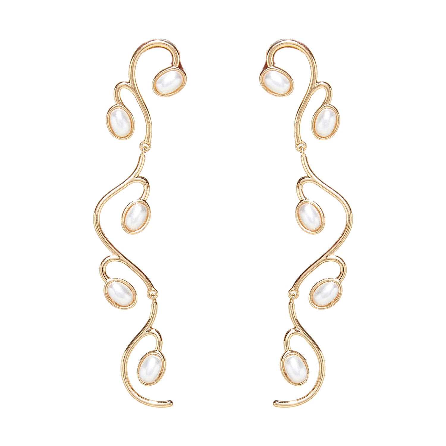 Spencer Earrings White Gold