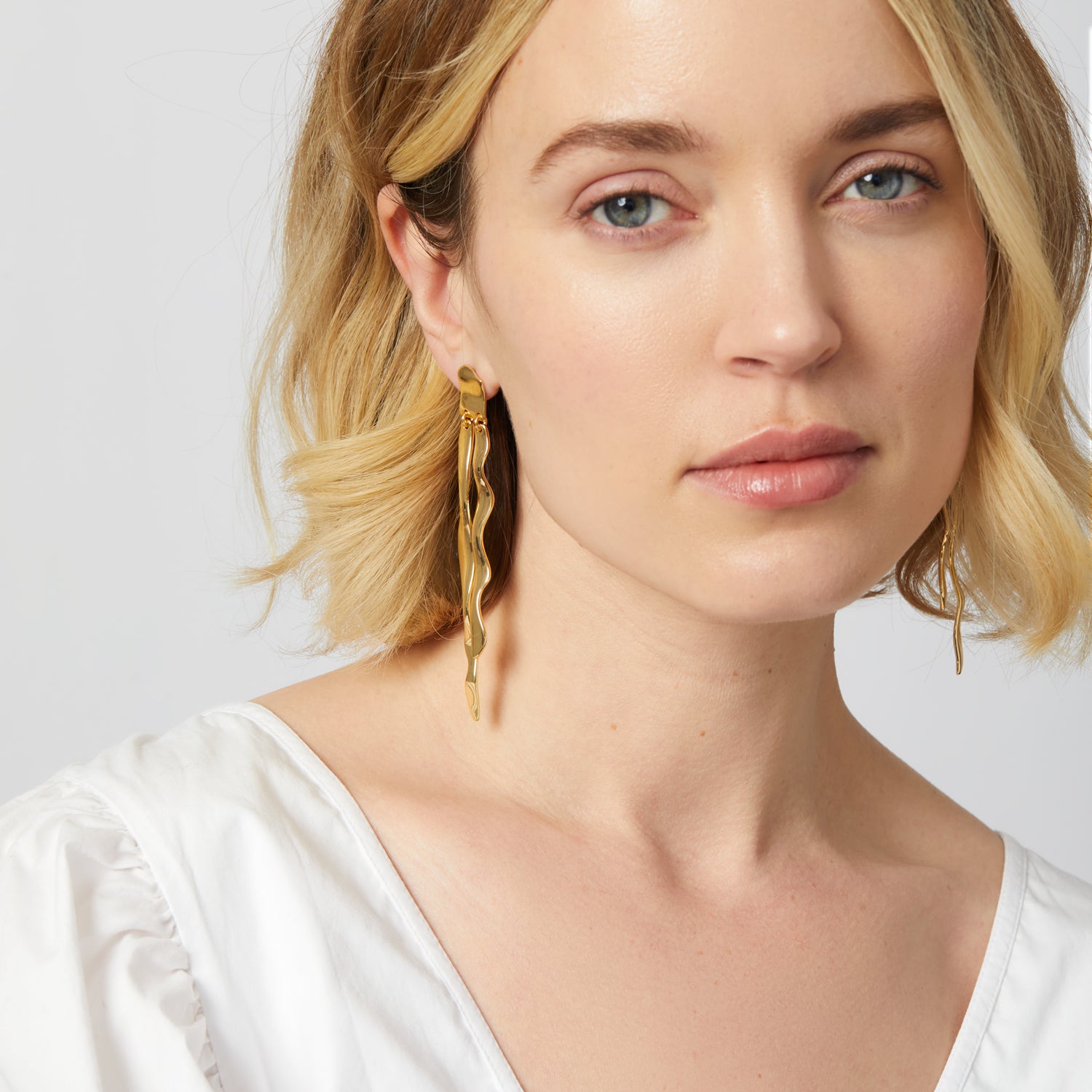 Sylvan Earrings Gold - $60.75 | reimagine