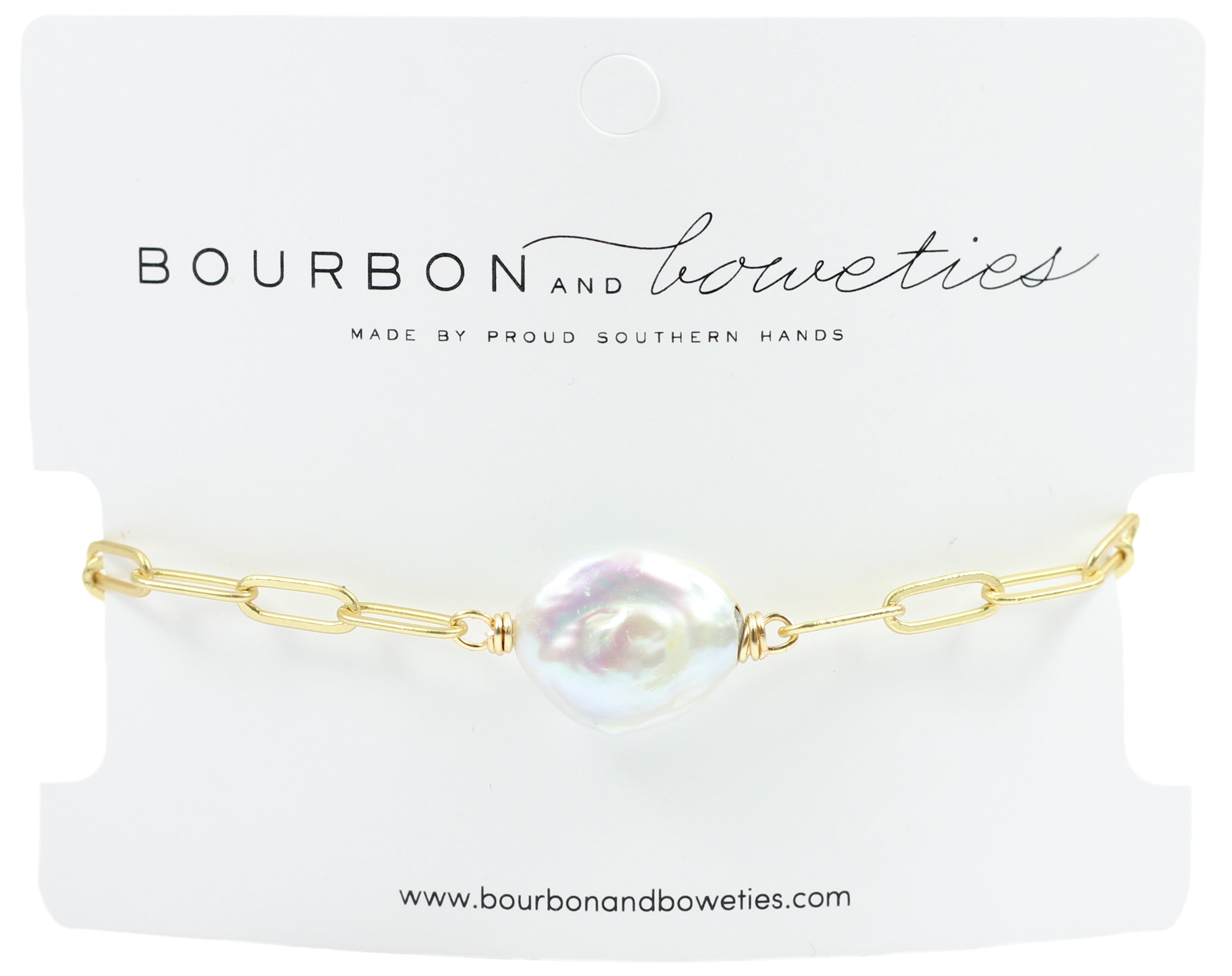 bracelet with a pearl