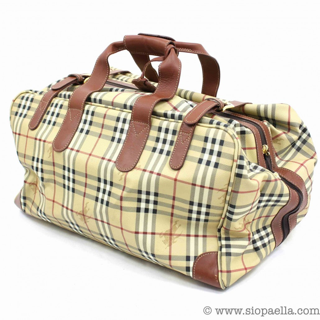 Burberry Checked Luggage