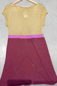 tim ryan gold purple yellow trend dress