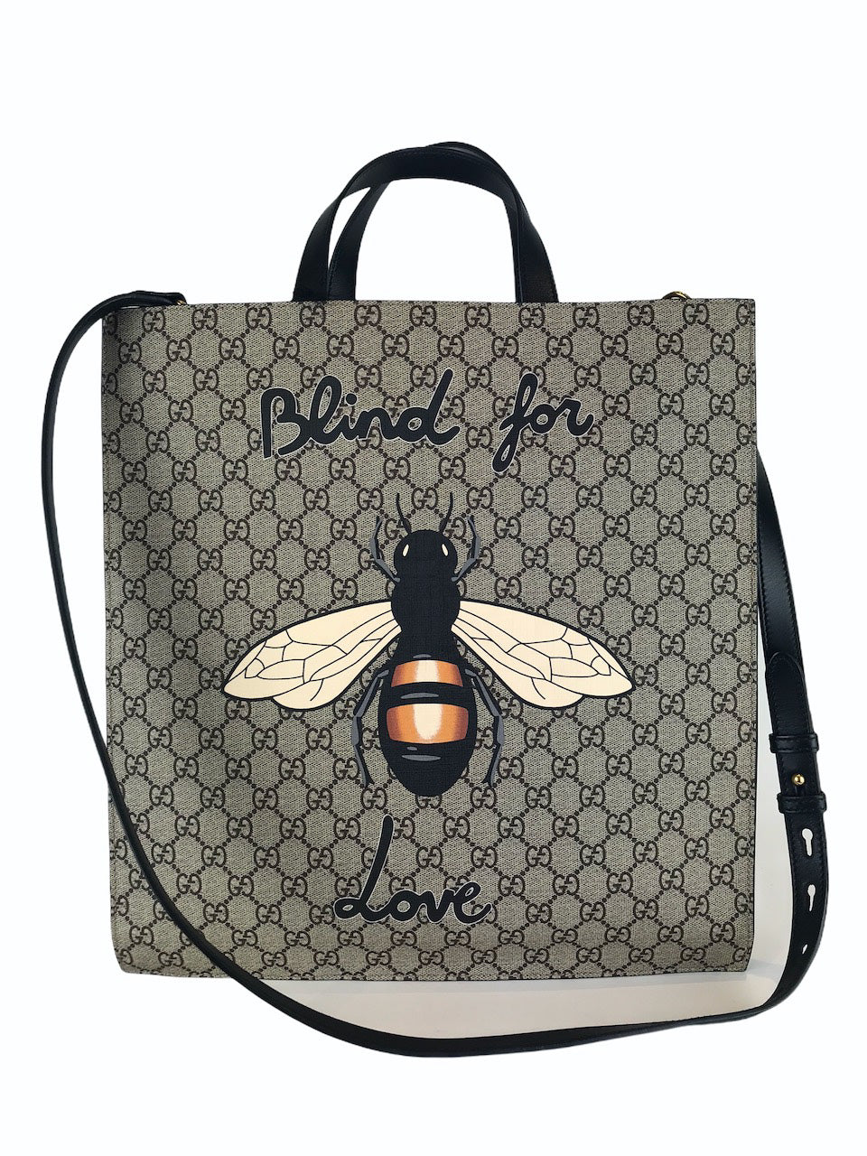 bee print soft gg supreme tote