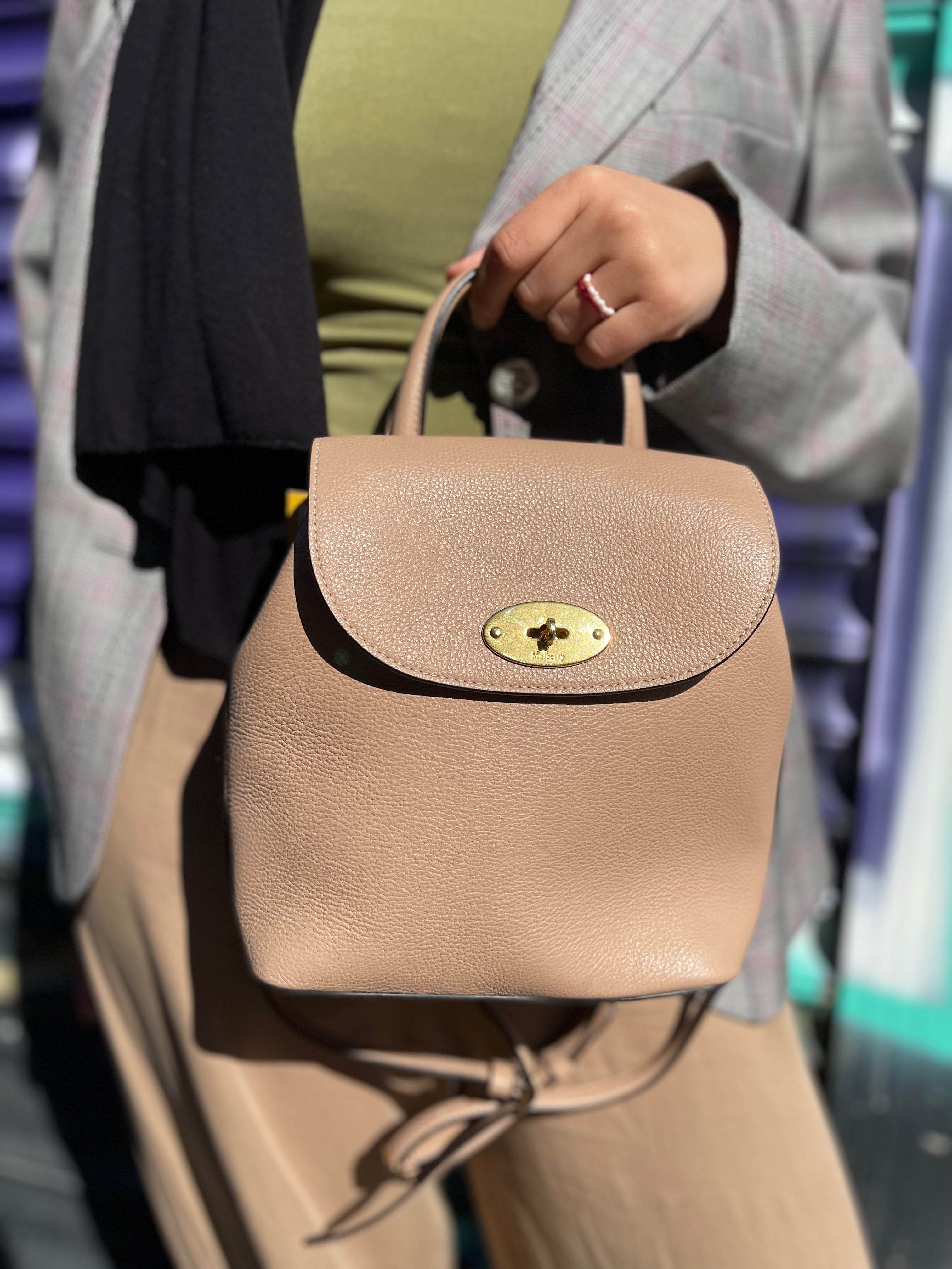 PART PAYMENT ONLY - Mulberry Tan Leather Mini