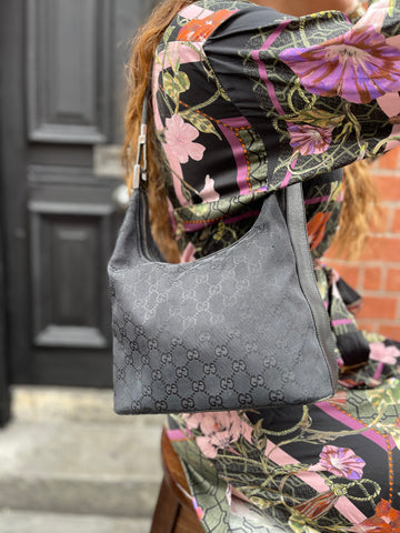 gucci monogram black shoulder bag