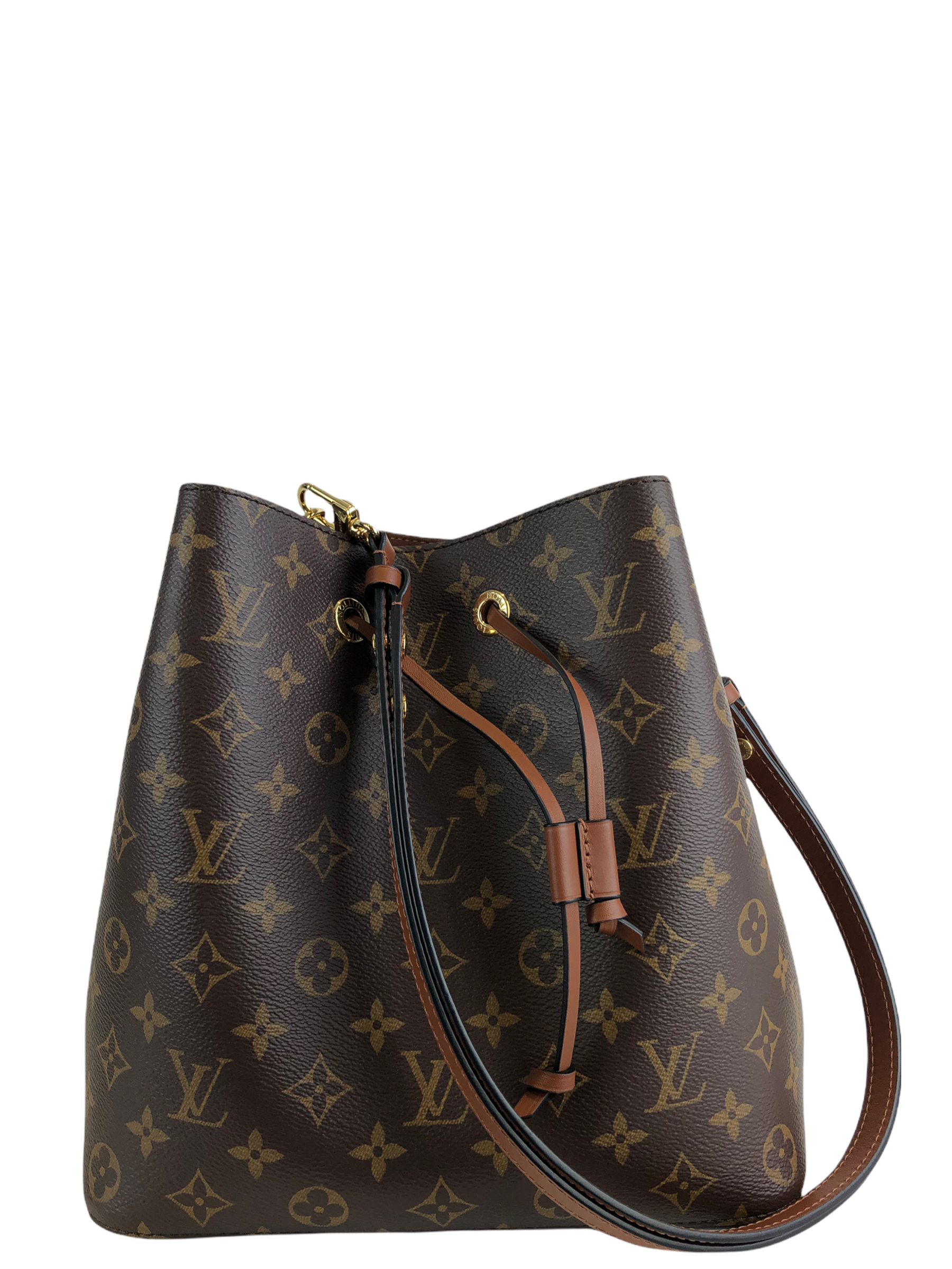 Louis Vuitton Monogram Canvas Caramel 'NeoNoe' Bucket Bag by