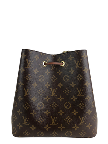 LOUIS VUITTON NeoNoe Monogram Canvas Crossbody Bag Caramel