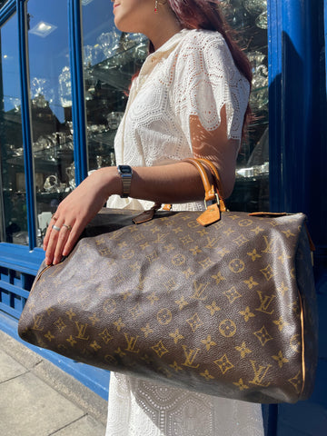 LOUIS VUITTON Speedy 40 Monogram Canvas Handbag