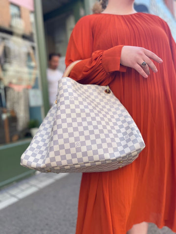 Louis Vuitton Damier Azur Artsy GM by Siopaella Designs