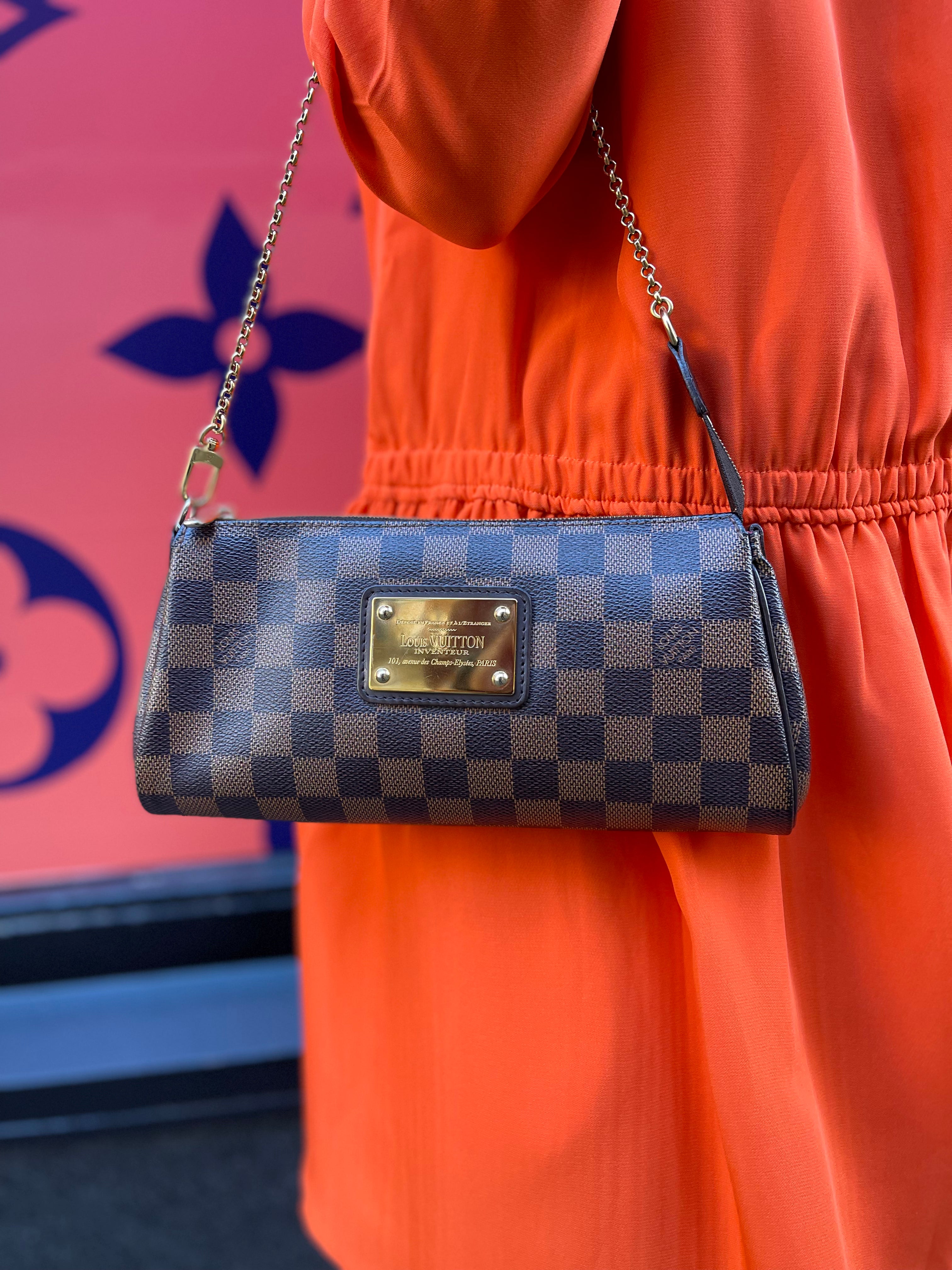 Louis Vuitton Eva Clutch Damier Ebene