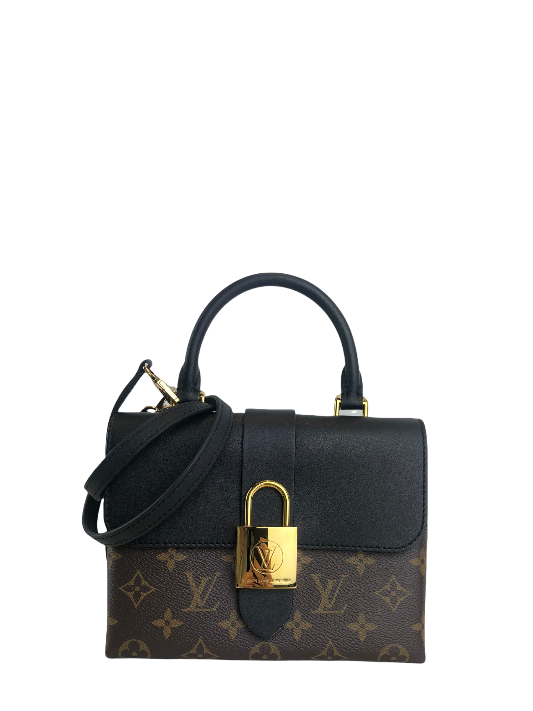 Louis Vuitton Flap Double V Monogram (With Accessories) Noir Black in  Calfskin with Gold-tone - US